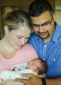 adam baby of the month and parents